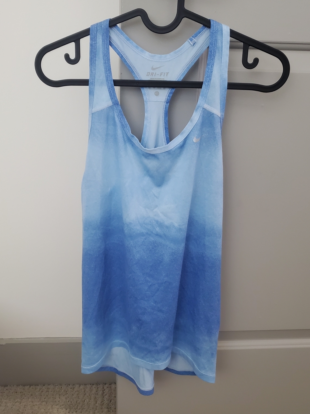 Nike Blue Ombre Racerback Dri-FIT Tank XS